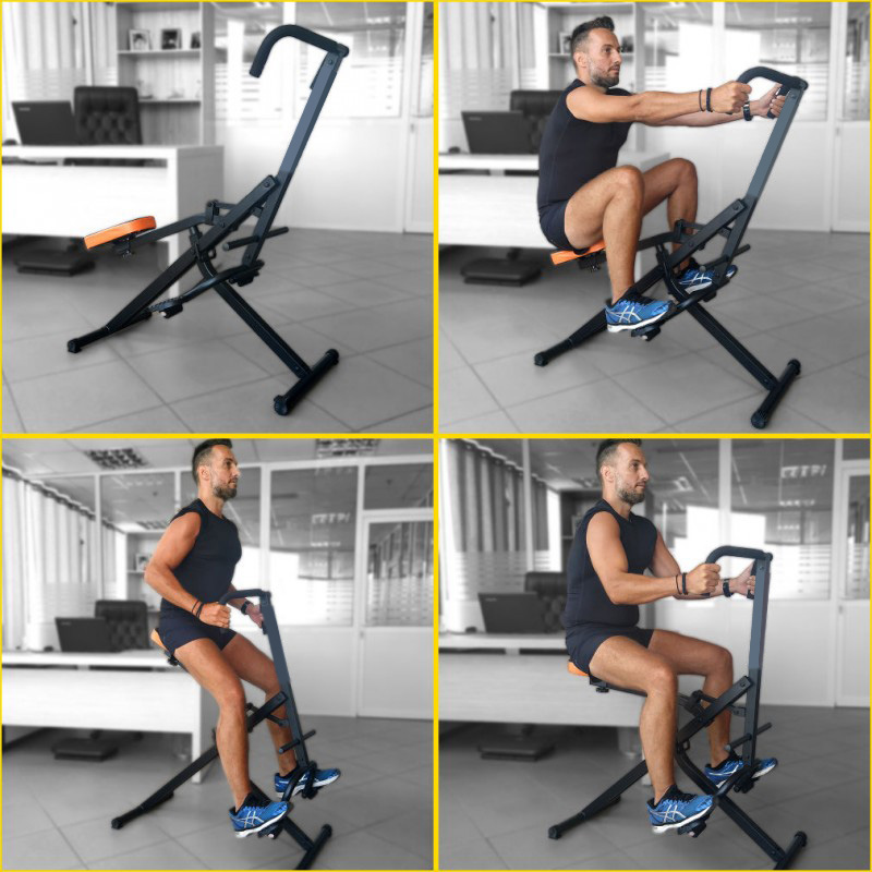BodyFire Έξυπνο Πτυσσόμενο Πολυόργανο Γυμναστικής Όλα σε 1 με LCD Οθόνη Ενδείξεων